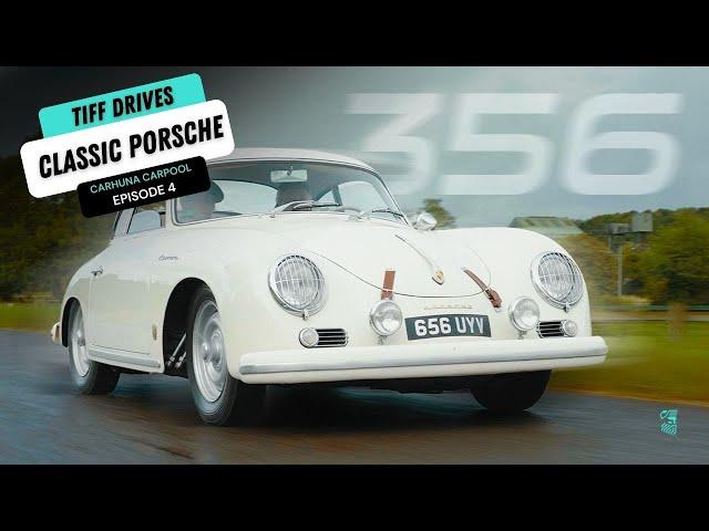 Tiff Needell Enjoys Classic Porsche 356 On Carhuna Carpool