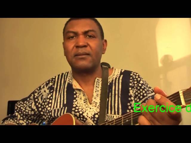 Tutoriel guitare africaine,Ré,Sol..African guitar tutorial D,G