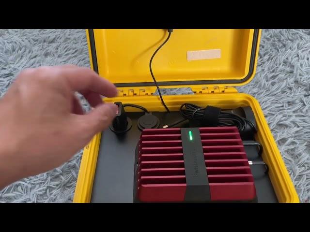 Portable weBoost cell signal booster