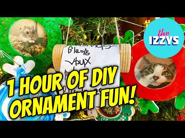 ONE HOUR of DIY CHRISTMAS Ornament Fun: Family Laughs & Holiday Crafts!