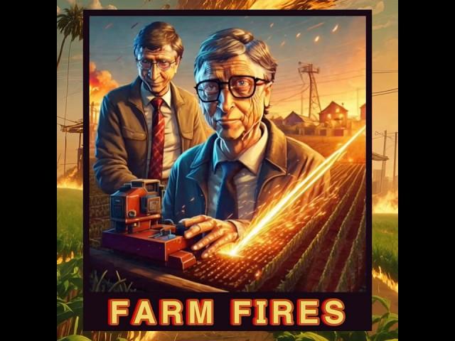 Bill Gates Farm Fires T-Shirt Ignites Your Conspiracy Core