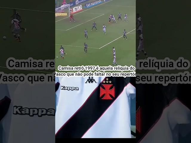 Camisa retrô 1997 é aquela relíquia do Vasco q n pode faltar no repertório  #vasco #galo #viral