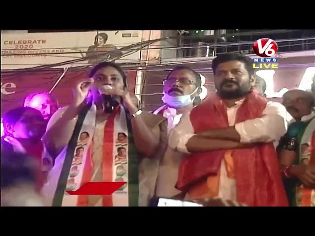 MH Sneha Addressing a Massive Crowd with MP Revanth Reddy | 128 Division Chintal | Vote for Congress