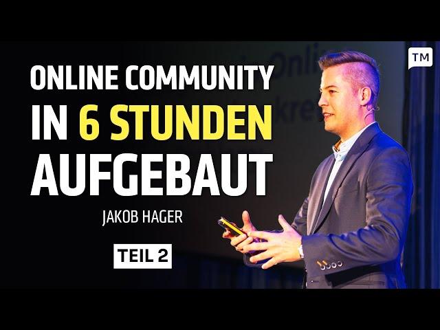 Skalierbare Online-Kurse: So baust du dir deine Online Community auf - Jakob Hager - Teil 1