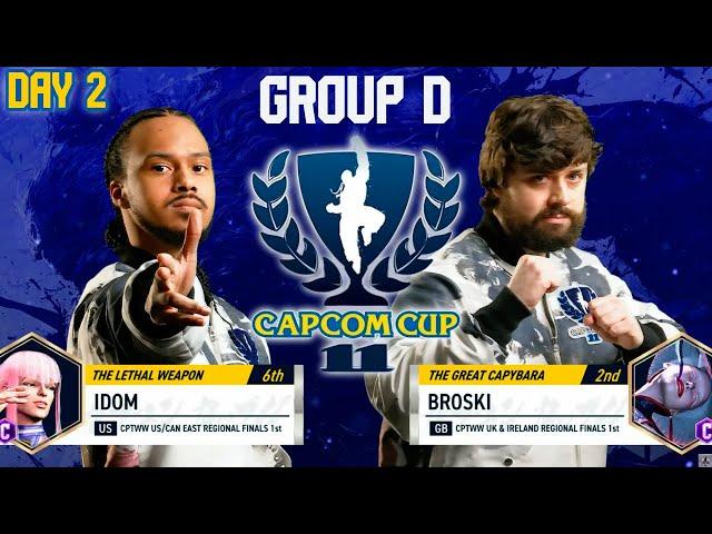 Capcom Cup 11 - Group Stage - Day 2- BROSKI (aki) vs. IDOM (manon)