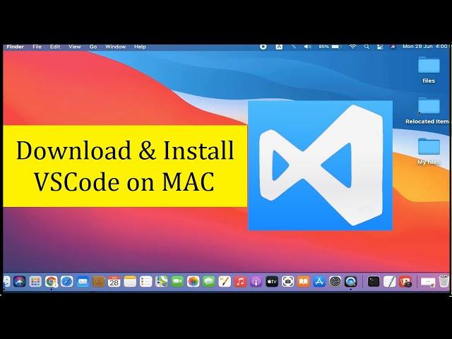 How to install Visual Studio Code on Mac 2021