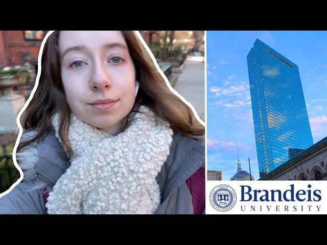 Brandeis University! college core // vlog, city, study, library