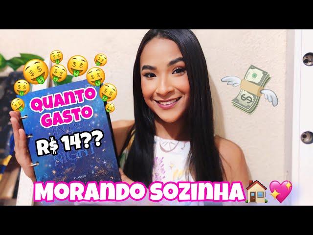 QUANTO EU GASTO MORANDO SOZINHA COM 1 SALÁRIO!   #morandosozinha