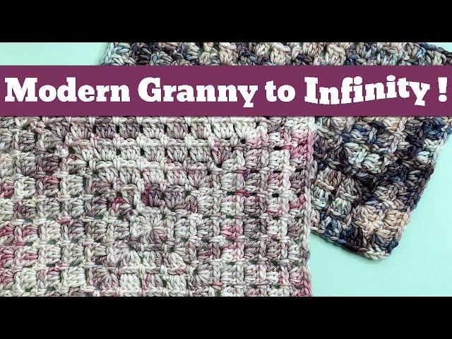 My New Favorite Continuous Granny Square! So Easy  Plus Rectangle Option