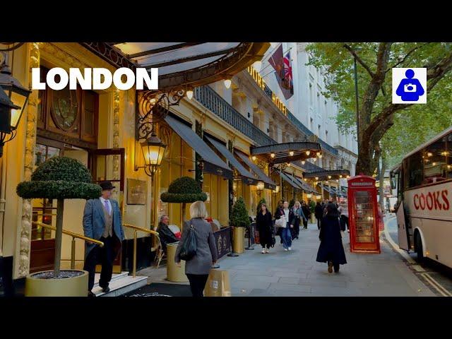 London Autumn Walk  Piccadilly Circus, COVENT GARDEN to Holborn  | Central London Walking Tour