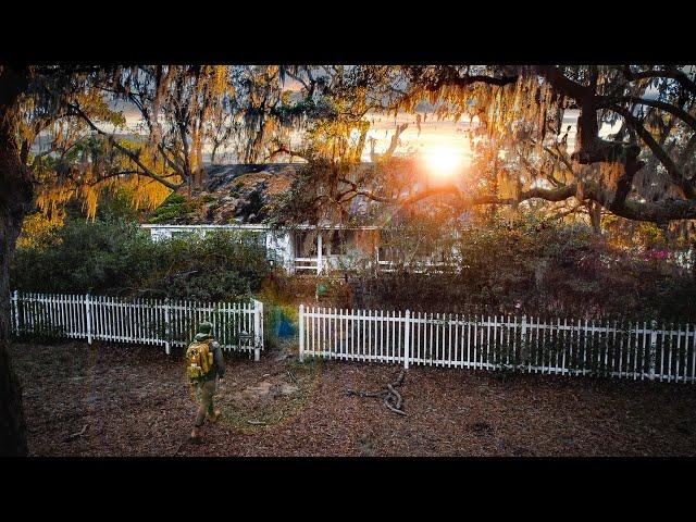 Exploring A Mysterious ABANDONED House Buried Deep In The Woods