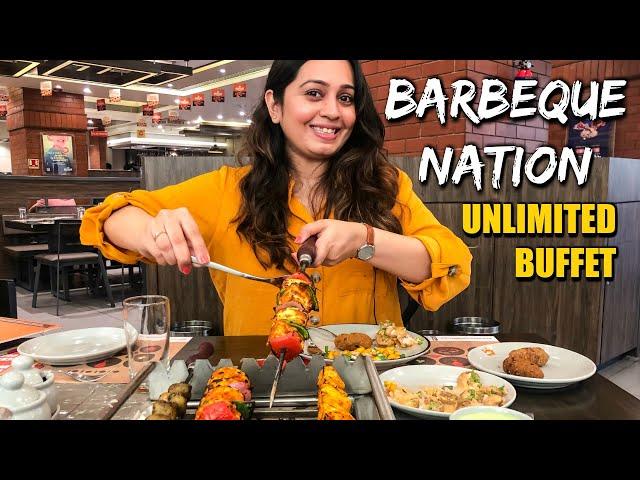 BARBEQUE NATION BUFFET in Mumbai w/ @GolgappaGirl | Includes Buffet Tips & Tricks