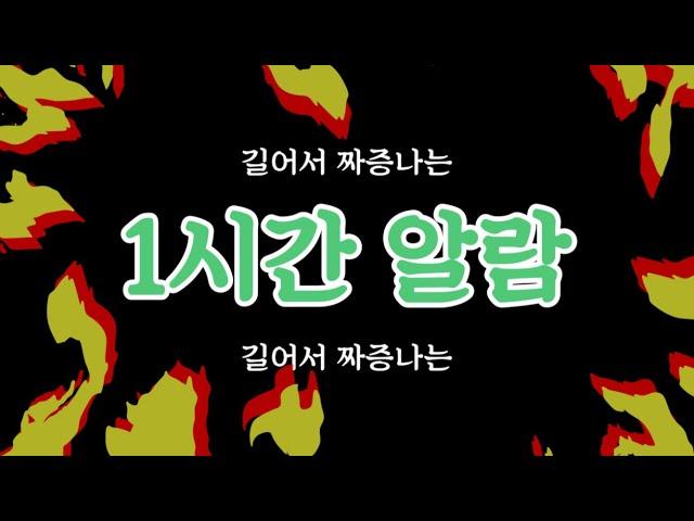 길어서 짜증나는 1시간 알람(countdown timer)