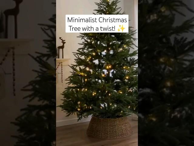 Best MINIMALIST Christmas Tree Decor Ideas (pt. 1)  #shorts #christmastree #christmasdecor