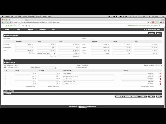 Creating Proposals in SmartOffice Online