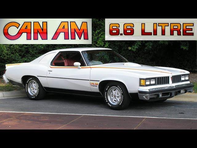 Why The 1977 Pontiac Can Am Was The Last Muscle Car