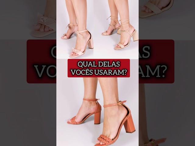 SANDALIAS femininas moda elegante SOFISTICADA #elegância #moda #calcadofeminino
