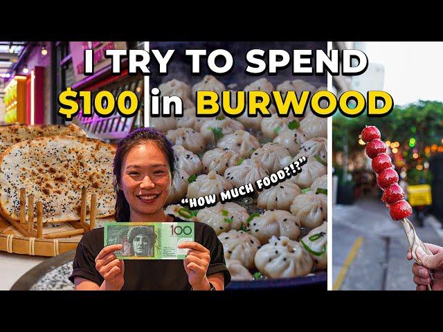 I TRY To Spend $100 at BURWOOD CHINATOWN! (Dumplings, Tanghulu & MORE!) Sydney Weekly Food Vlog