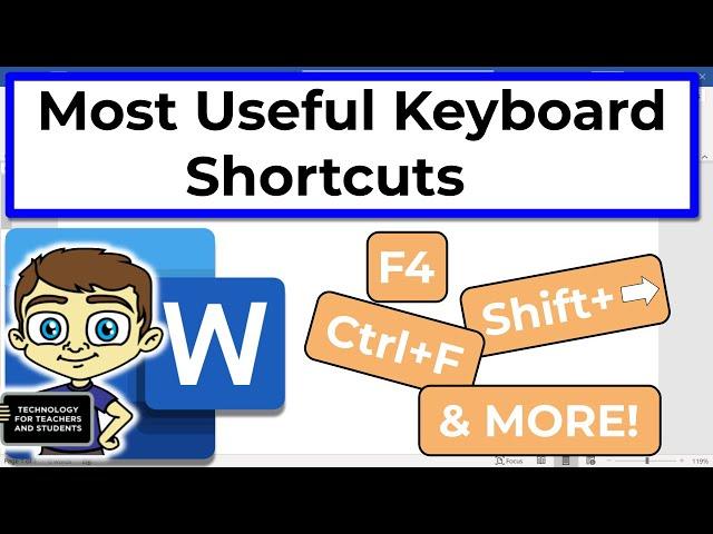 Most Useful Microsoft Word Keyboard Shortcuts