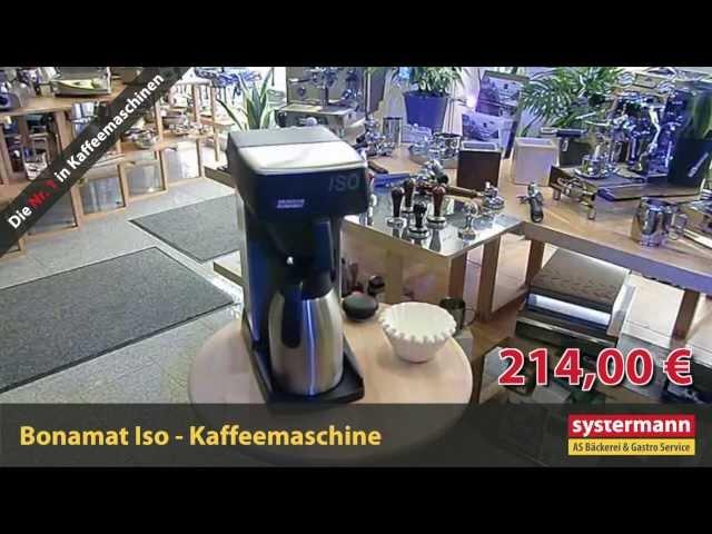 Aktion: Bonamat Iso - Kaffeemaschine (203,90 € Netto zzgl. MwSt.)