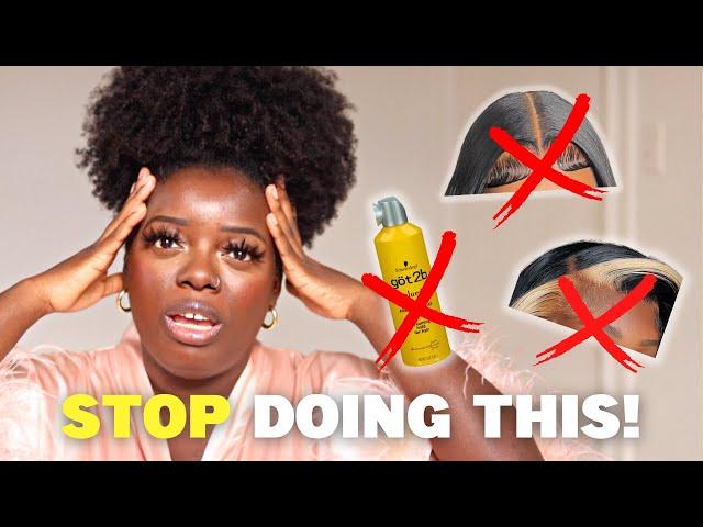 10 Wig Trends I'm DITCHING In 2022! *vparts, bAbY hAiRs, frontals, and more!*