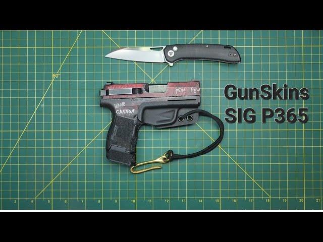 GUNSKINS SIG P365 DEADPOOL, Is this EASY to install, should it be applied to a EDC pistol?