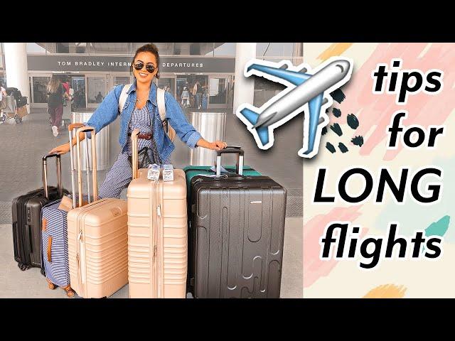 HOW TO SURVIVE A LONG FLIGHT // 17 Tips for Long Flights  