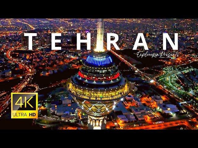 Tehran, Iran  in 4K 60FPS ULTRA HD Video by Drone