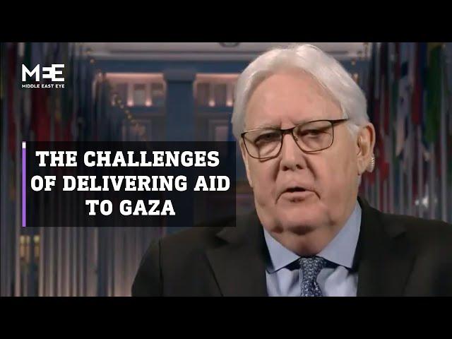 UN humanitarian chief talks about the challenges surrounding delivering aid to Gaza