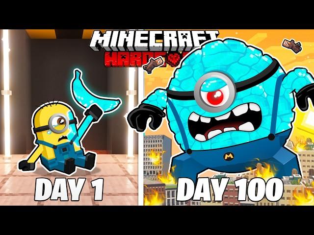 I Survived 100 Days as a DIAMOND MINION in HARDCORE Minecraft