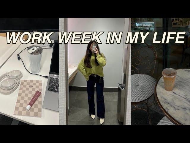 work week in my life ️ in my girlboss era i guess! home updates, social media chat, office days