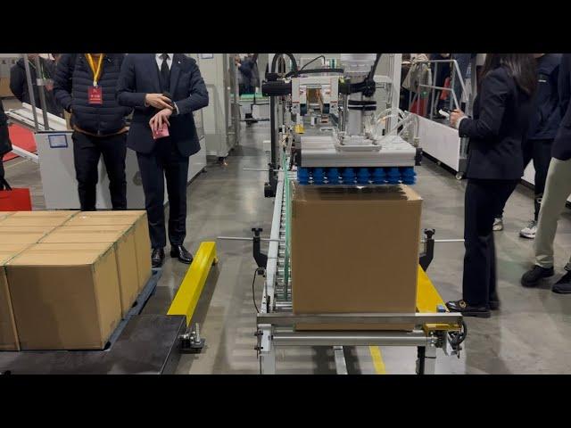 Newest Technology!Paper Bag Machine Automatic Packing,Unpacking,Packaging,Sealing and Palletizing