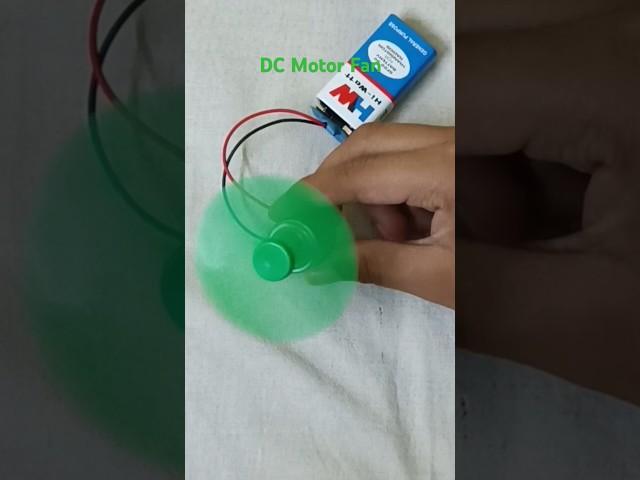 Simple DC Motor Fan |Kids Activity #ytshorts #shorts #scienceproject #robotics #reels