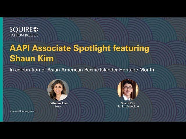 AAPI Associate Spotlight featuring Shaun Kim