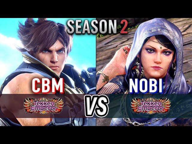 T8  CBM (Lars) vs NOBI (Zafina)  Tekken 8 High Level Gameplay