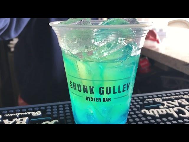 Shunk Gulley's Blue Hawaiian Cocktail!
