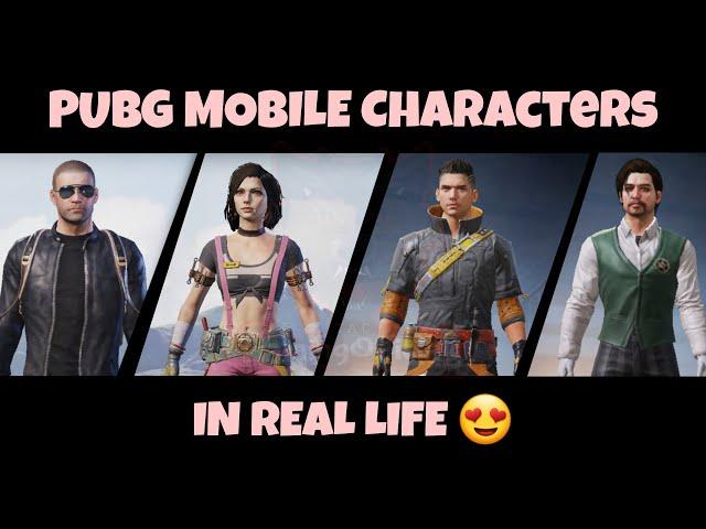 PUBG Mobile Characters In Real Life  | Sara, Victor, Carlo, Andy |  #pubgmobileshorts #shorts