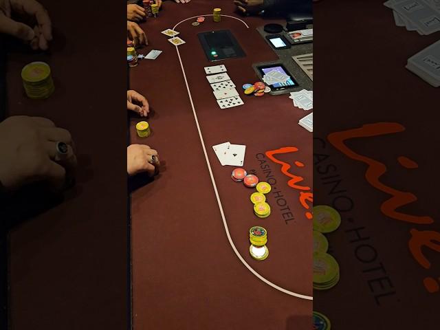 Pocket Queens vs Quad Aces #poker #casino #pokerplayer #pokerface #pokerstars #wsop #pokerhands