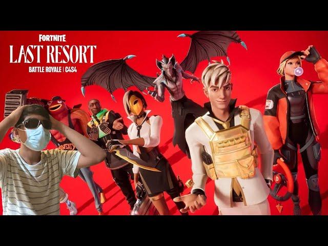 Fortnite chapter 4 season 4 *LAST RESORT* cinematic trailer reaction