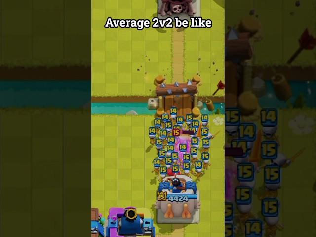 Average 2v2 Be Like| Clash Royale #clashroyalememes