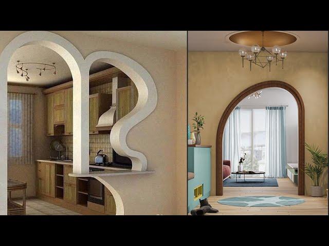 Latest Pop Up Arch Design Ideas For Living Room 2024 | Living Room  Wooden Arch/Archway Design Ideas