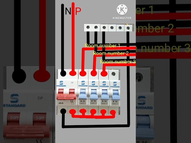 6 Way BMC box connection diagram/ MCB box connection kaise karen