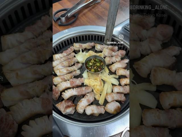 [한평술집] 서면 숙달고기24 국내산암돼지숙성삼겹 6980원 초벌해서 나와서 먹기 편해요 숙달돼지 24시간고기집 서면맛집 Pork belly サムギョプサル