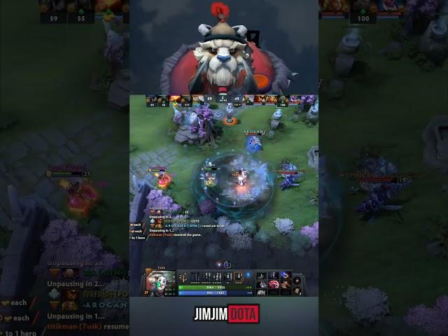 How to Shut Up Trash Talker Tusk #dota2 #shorts #tusk #trashtalk