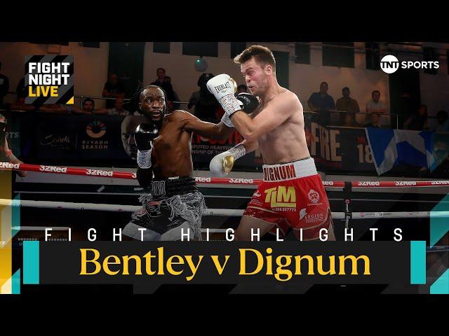 SAVAGE STOPPAGE!  | Denzel Bentley vs Danny Dignum | Fight Night Highlights