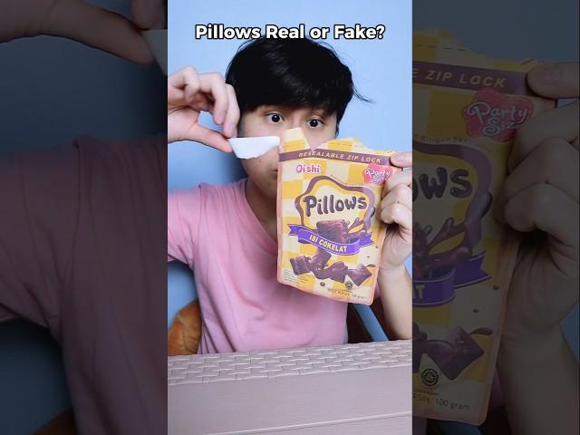 PILLOWS INI ASLI GA YA!? #food #asmr #mukbang #makanan #pillows