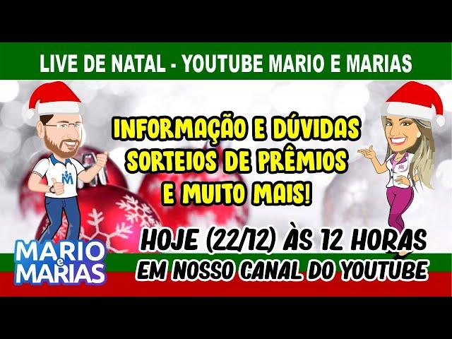 LIVE NATAL - Mario e Marias