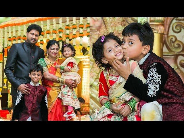 TV Actors Kalyan and Srilekha Family Photos