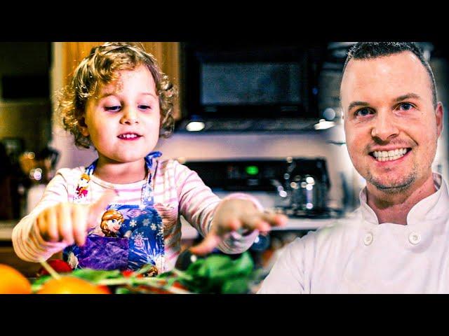 Father Daughter Chef Collab Dish | Roasted Tomato Basil Soup