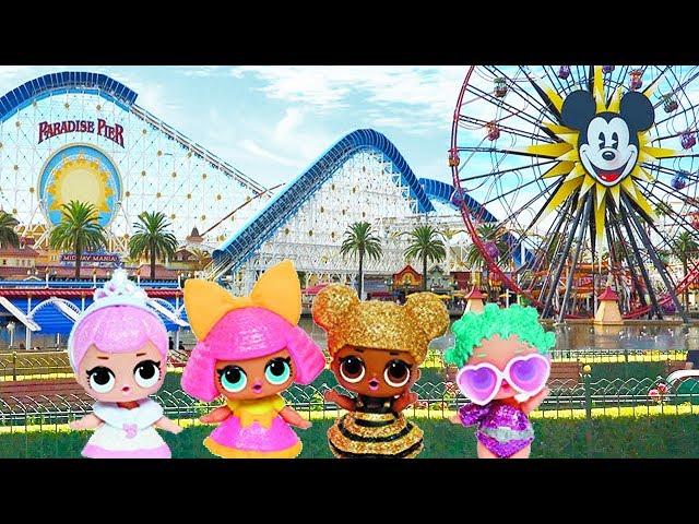 Bonecas LOL Surpresa Novo Quarto do Glitterati Club e Viagem Para a Disney -Brinquedonovelinhas